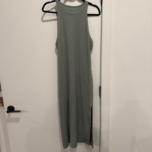 Fabletics tank top Green Maxi Dress